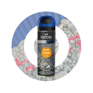 FARBA GEODEZYJNA SPRAY SOPPEC S MARK NIEBIESKI 6 M-CY