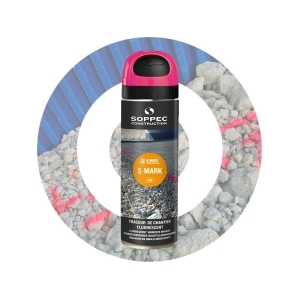 FARBA GEODEZYJNA SPRAY SOPPEC S MARK RÓŻOWY 6 M-CY