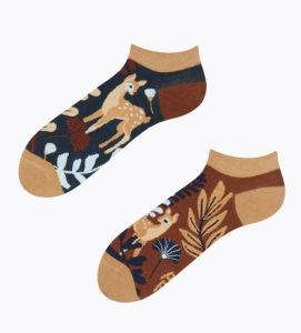 SKARPETKI Z WESOŁYM WZOREM DEDOLES 925 SARNA