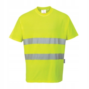 T-SHIRT OSTRZEGAWCZY KOSZULKA S172 PORTWEST ŻÓŁTA