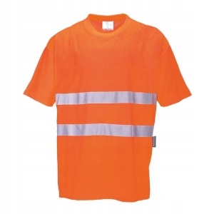 T-SHIRT OSTRZEGAWCZY KOSZULKA S172 PORTWEST POMARAŃCZ
