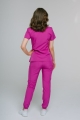 Bluza medyczna damska SpaWear NATALIE purpurowy