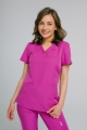 Bluza medyczna damska SpaWear NATALIE purpurowy
