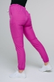Spodnie damskie medyczne joggery NATALIE purpurowy
