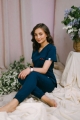Bluza medyczna damska SpaWear NATALIE granat 