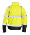 KURTKA ROBOCZA ZIMOWA OSTRZEGAWCZA  ŻÓŁTA  HI VI BENEFIT
