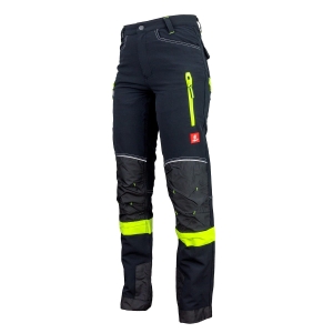 Spodnie robocze URG-719 czarne SOFTSHELL 