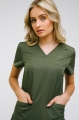Bluza medyczna damska SpaWear NATALIE khaki
