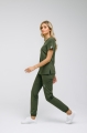 Spodnie damskie medyczne joggery NATALIE khaki 