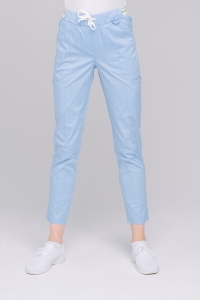 SPODNIE MEDYCZNE DAMSKIE LENA SPAWAER BŁĘKITNE