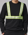 Bluza robocza dresowa HV FABOR czarn BLUN-FAR6 