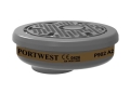 Filtr gazowy P902 typu A2 do maski Portwest