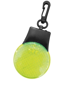 Odblaskowy brelok z diodami LED ŻÓŁTY KEYLED